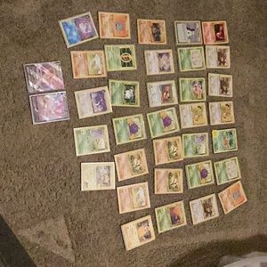 First addition, Charizard Charmander, Pokémon card, first edition set with more.